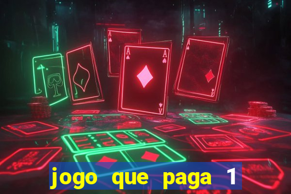 jogo que paga 1 real no pix